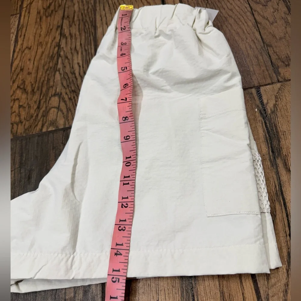 Mono B Natural Beige Women's Cargo Shorts - Picture 3 of 7